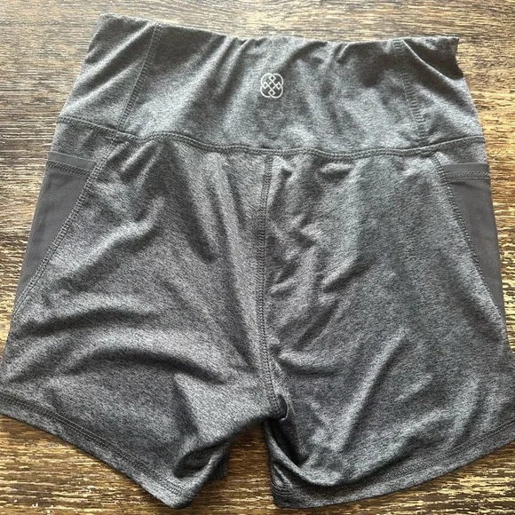 Medium Gray Biker Shorts - Picture 2 of 3